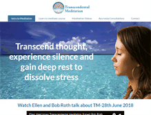 Tablet Screenshot of morningtonmeditation.com.au